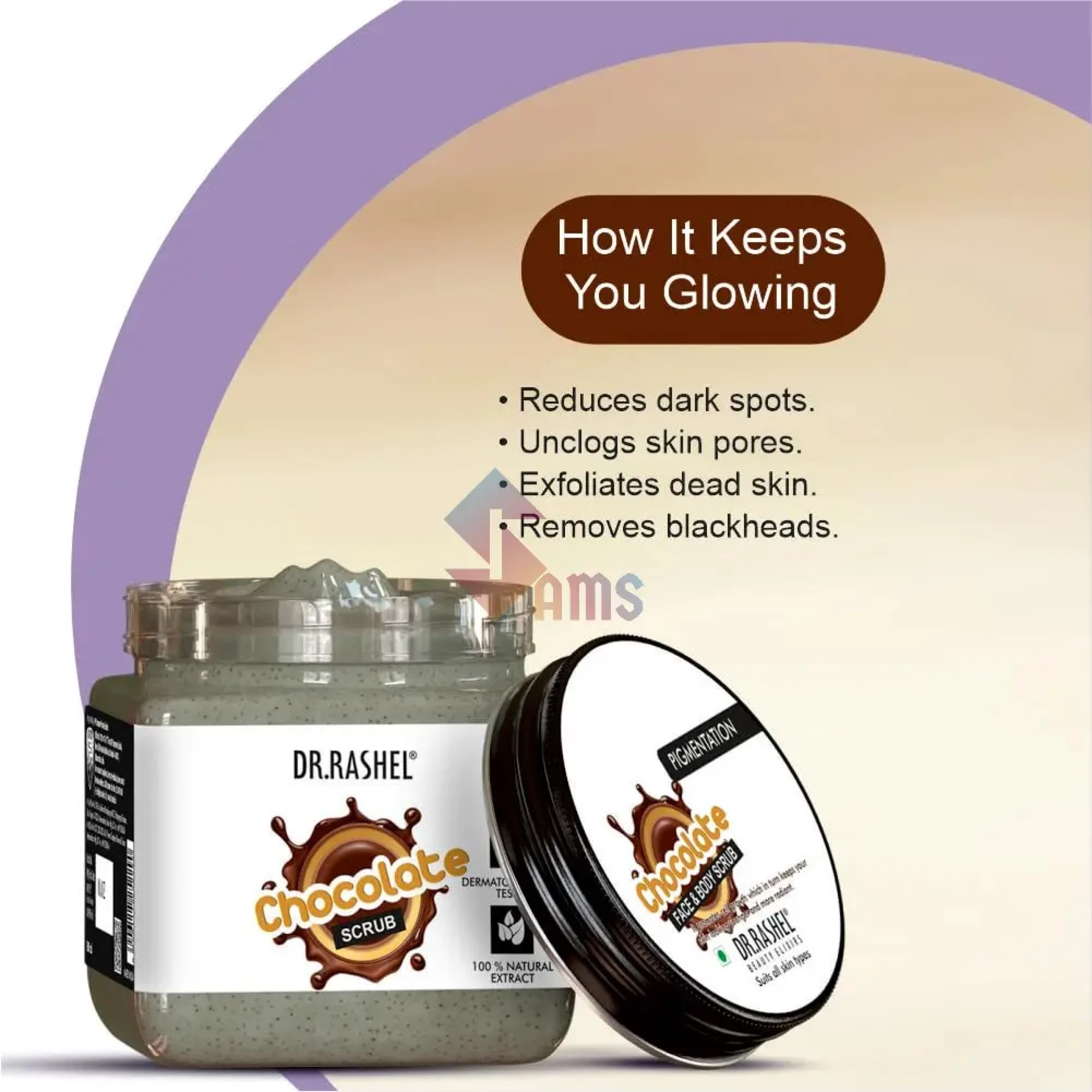 Dr Rashel Chocolate Scrub 3 .webp